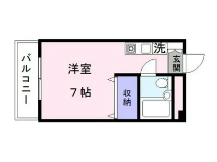 植村ビル 310(ワンルーム/3階)の間取り写真