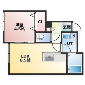 フルハウスN42(1LDK/3階)の間取り写真