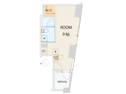 エスセナーリオ本郷三丁目(ワンルーム/5階)の間取り写真