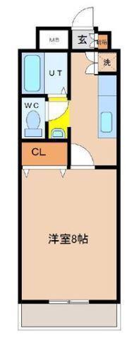 J.CITY(1K/5階)の間取り写真