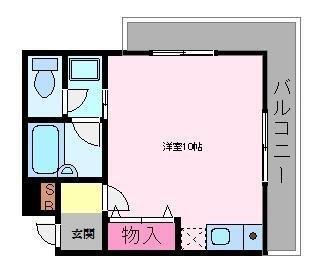 レジーナ(ワンルーム/3階)の間取り写真