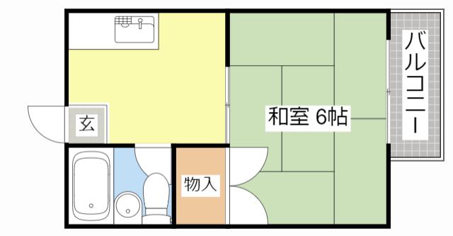 アスティックハイツ(1K/2階)の間取り写真