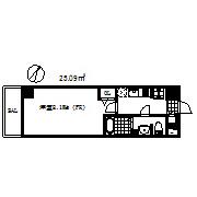 アドバンス神戸グルーブ2(1K/9階)の間取り写真
