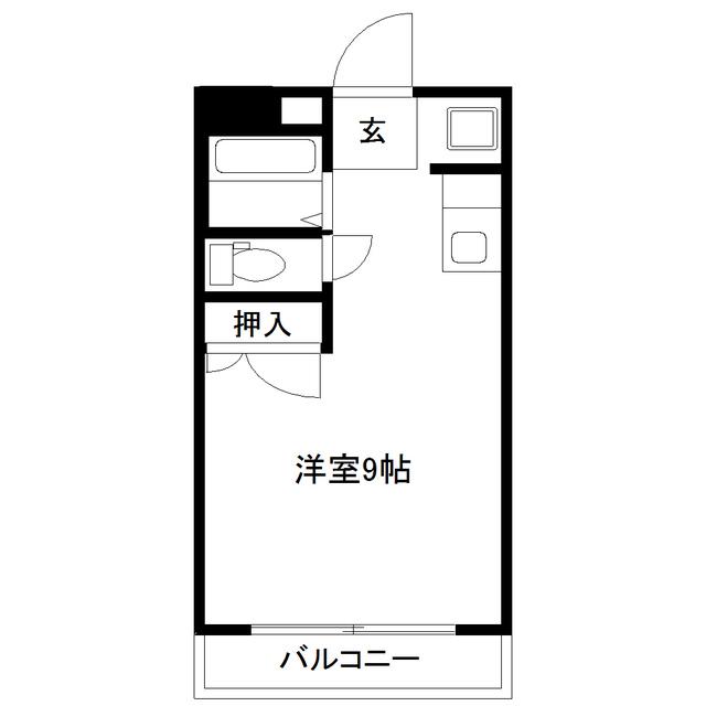 リエス長町南(ワンルーム/5階)の間取り写真