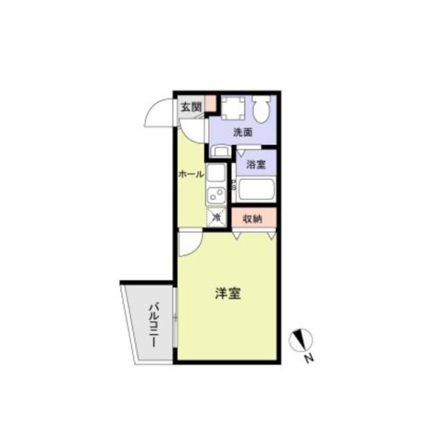 レイズ志木(1K/1階)の間取り写真