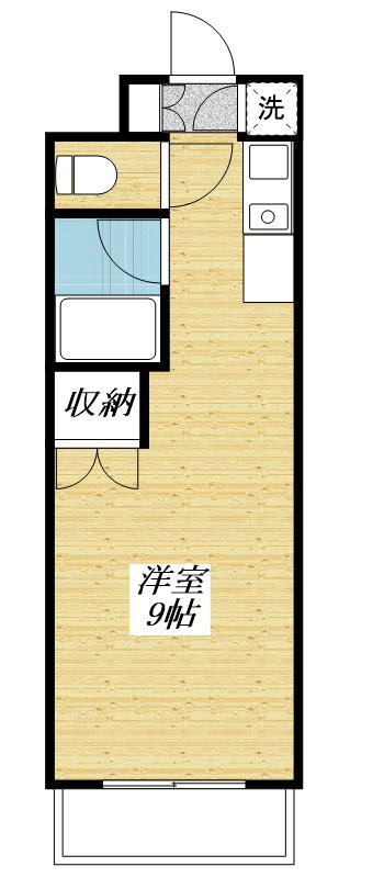 ソフィアステージ豊田(ワンルーム/2階)の間取り写真