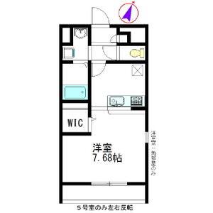 アンプルールユートピア(ワンルーム/2階)の間取り写真
