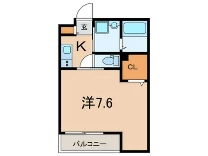 DAISYOU HEIGHTS(1K/3階)の間取り写真