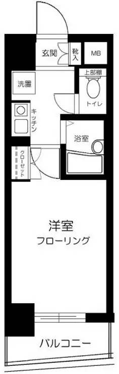 クレアシオン市ヶ谷西 6階階 間取り