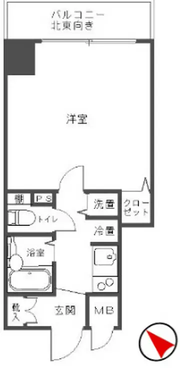 ミリオンプラザお茶の水 8階階 間取り