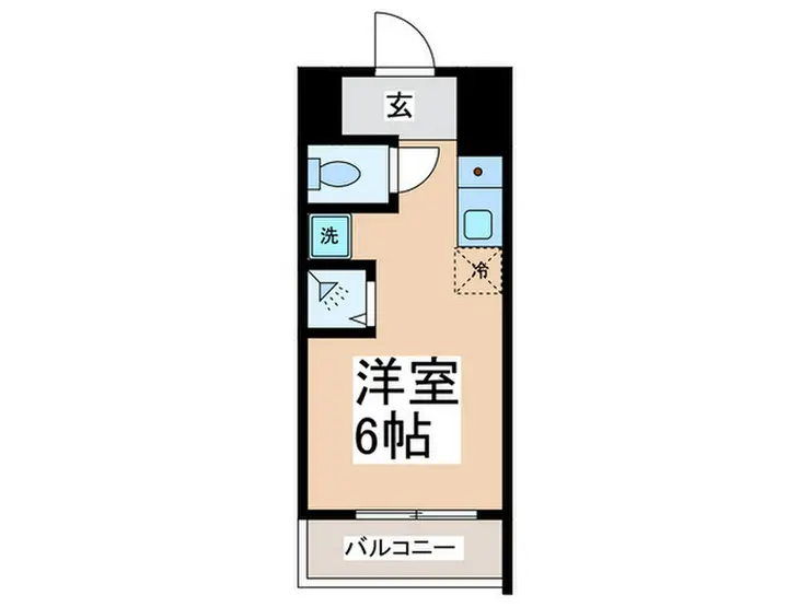 サカエフラット元住吉 1階階 間取り