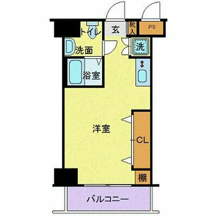 スカイコート両国壱番館 7階階 間取り
