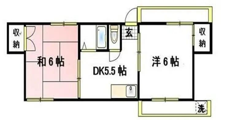 グリーンハイム高松 2階階 間取り