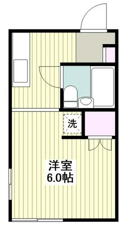 メゾンサンシャイン百合ヶ丘 1階階 間取り