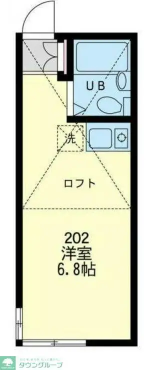 ユナイトステージ小田栄ファースト 2階階 間取り