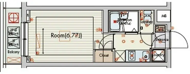ビバリーホームズ稲田堤 2階階 間取り