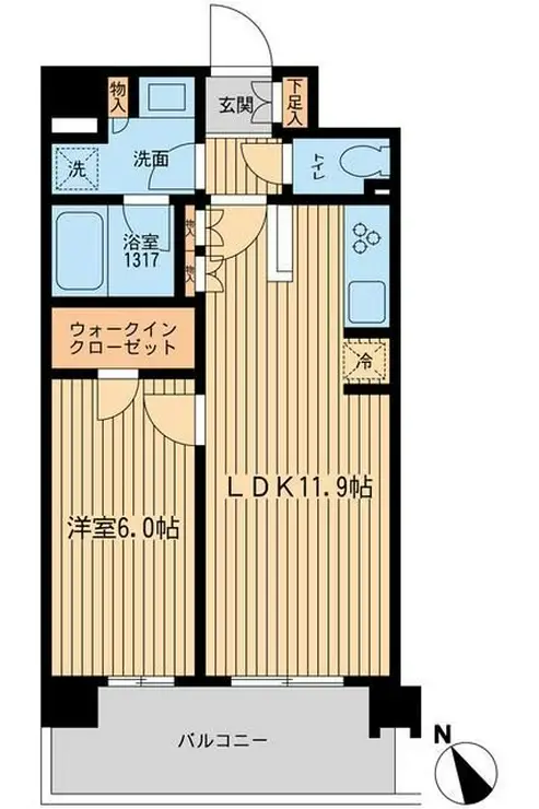 BLESS上池袋 4階階 間取り