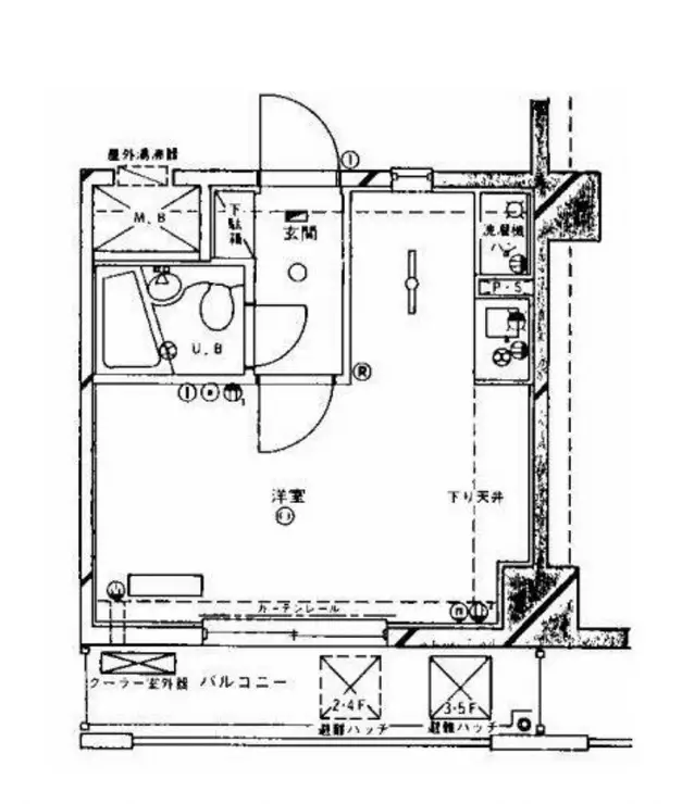 ヴェラハイツ三ツ沢公園 3階階 間取り