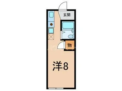 サンライトマンション(ワンルーム/2階)の間取り写真