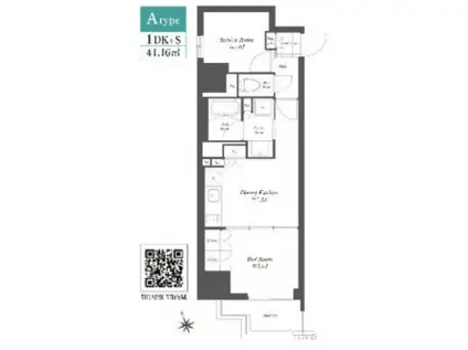 ザ・ゲートハウス浅草雷門(1SDK/10階)の間取り写真