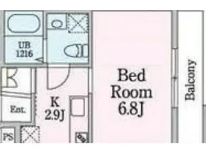 ビーナスコートIII(1K/1階)の間取り写真