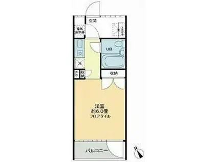 ハウス・エプタ(ワンルーム/3階)の間取り写真