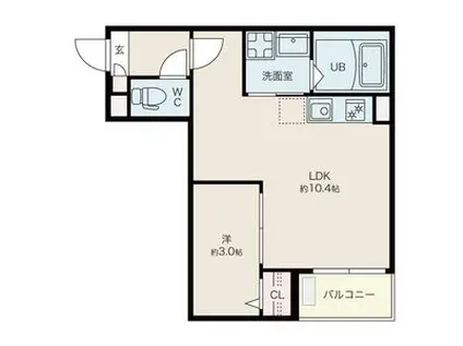 JACK HOSHOII(1LDK/2階)の間取り写真