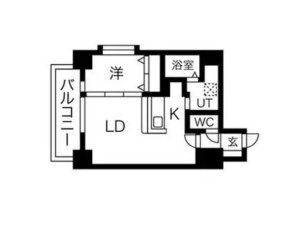 FIOORE(1LDK/8階)の間取り写真