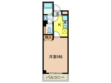 ジュネスシャトレ(1K/3階)の間取り写真