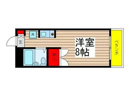 ブルーム248(ワンルーム/3階)の間取り写真