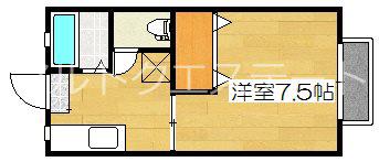 サンシティ2(1K/2階)の間取り写真