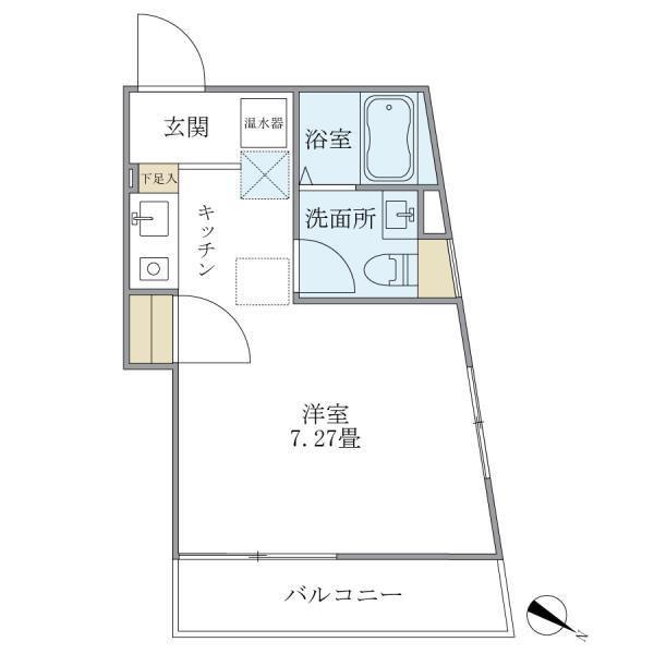 レガリア千川(ワンルーム/4階)の間取り写真