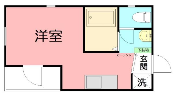 ディモーラ蒲田(ワンルーム/2階)の間取り写真