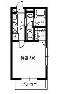 PREMIER(1K/3階)の間取り写真