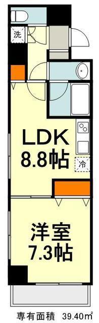 アーバイル両国(1LDK/3階)の間取り写真