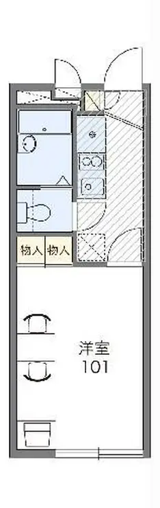 レオパレスSONNOU 2階階 間取り