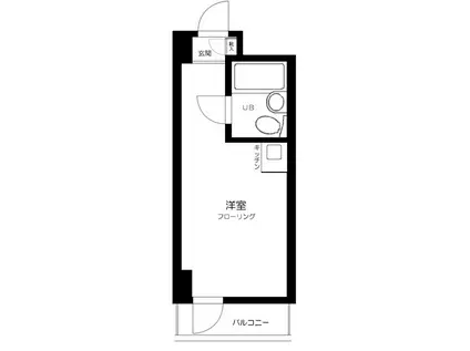 トップルーム品川(ワンルーム/4階)の間取り写真