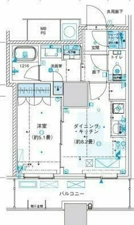 ザ・パークハウス西新宿タワー60 41階階 間取り