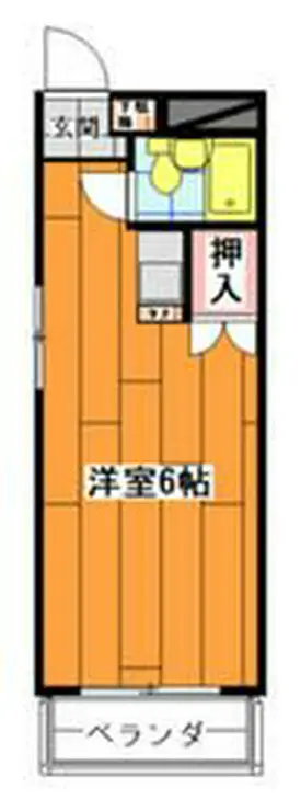 山下コーポ 3階階 間取り
