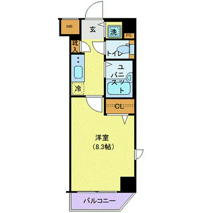 アヴァンツァーレ巣鴨 3階階 間取り