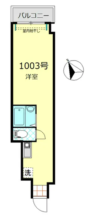 日神プラザ中目黒 10階階 間取り