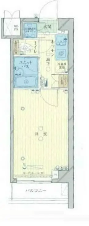 ルーブル中野沼袋弐番館 3階階 間取り