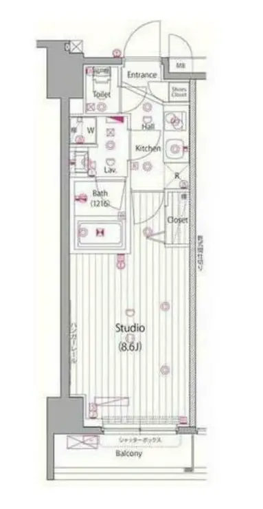 ガーラ・ヒルズ赤坂 2階階 間取り