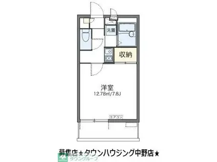 レオパレスマリンスター(1K/2階)の間取り写真