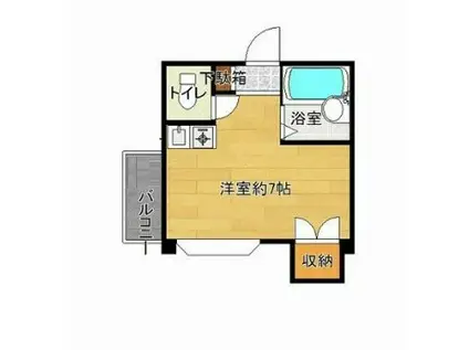 ソフィア国分寺(ワンルーム/3階)の間取り写真