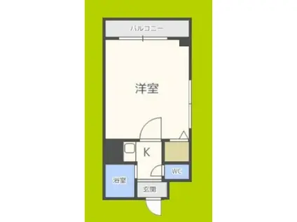 オーナーズマンション小路(1K/8階)の間取り写真