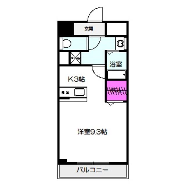 ウッディハウスウエコー(1K/5階)の間取り写真