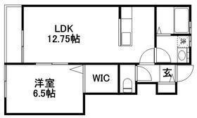 SMARTLIFEイオンB棟(1LDK/1階)の間取り写真