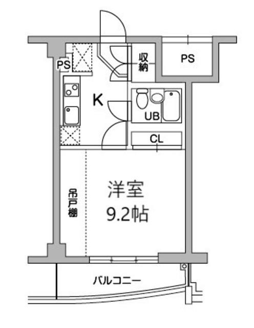 TS GARDEN稲城(1K/3階)の間取り写真