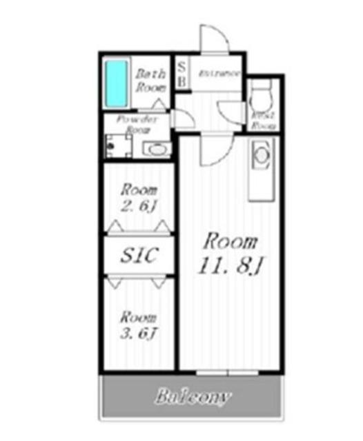 MODERN PALAZZO 天神南(2LDK/4階)の間取り写真